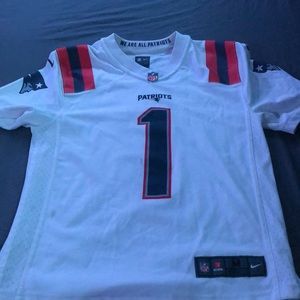 Can Newton Patriots Jersey